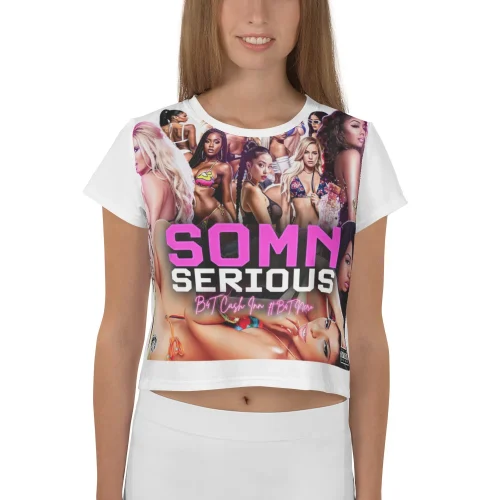 Somn Serious Crop Top T-Shirt
